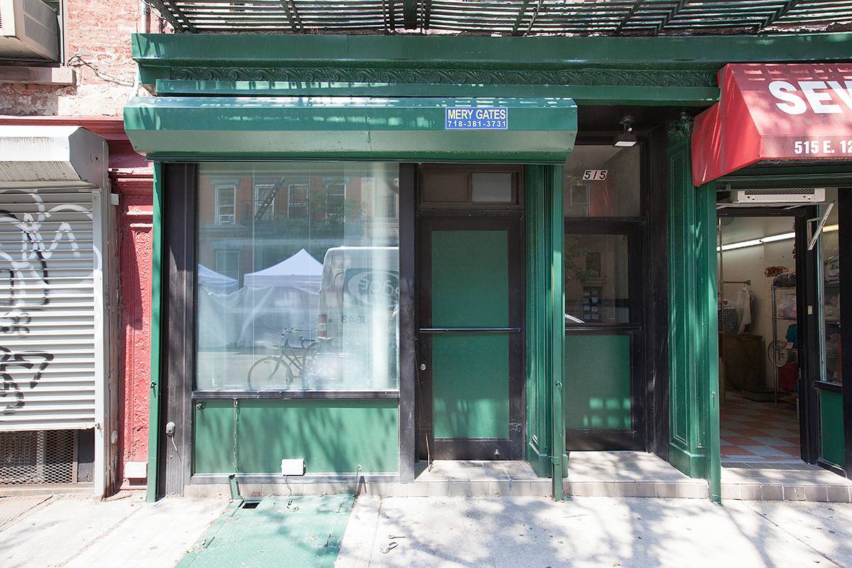 East Village Retail Space for Rent / Vented for Cooking/ Brand New Lease/  500 sq ft