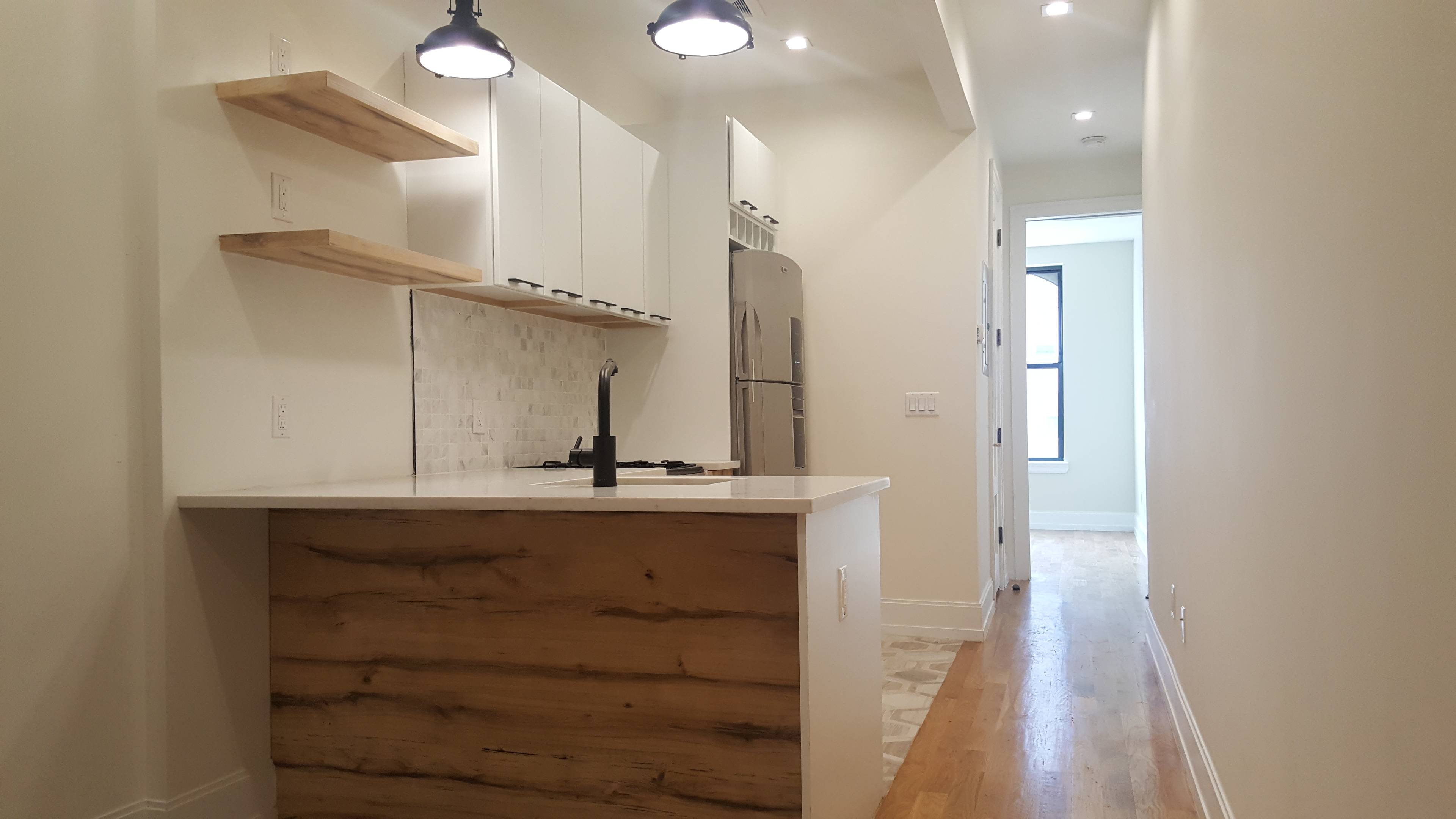 Spacious NO FEE Duplex 2 Bedroom w/2.5 Bathrooms in Great Crown Heights Location Close to Train