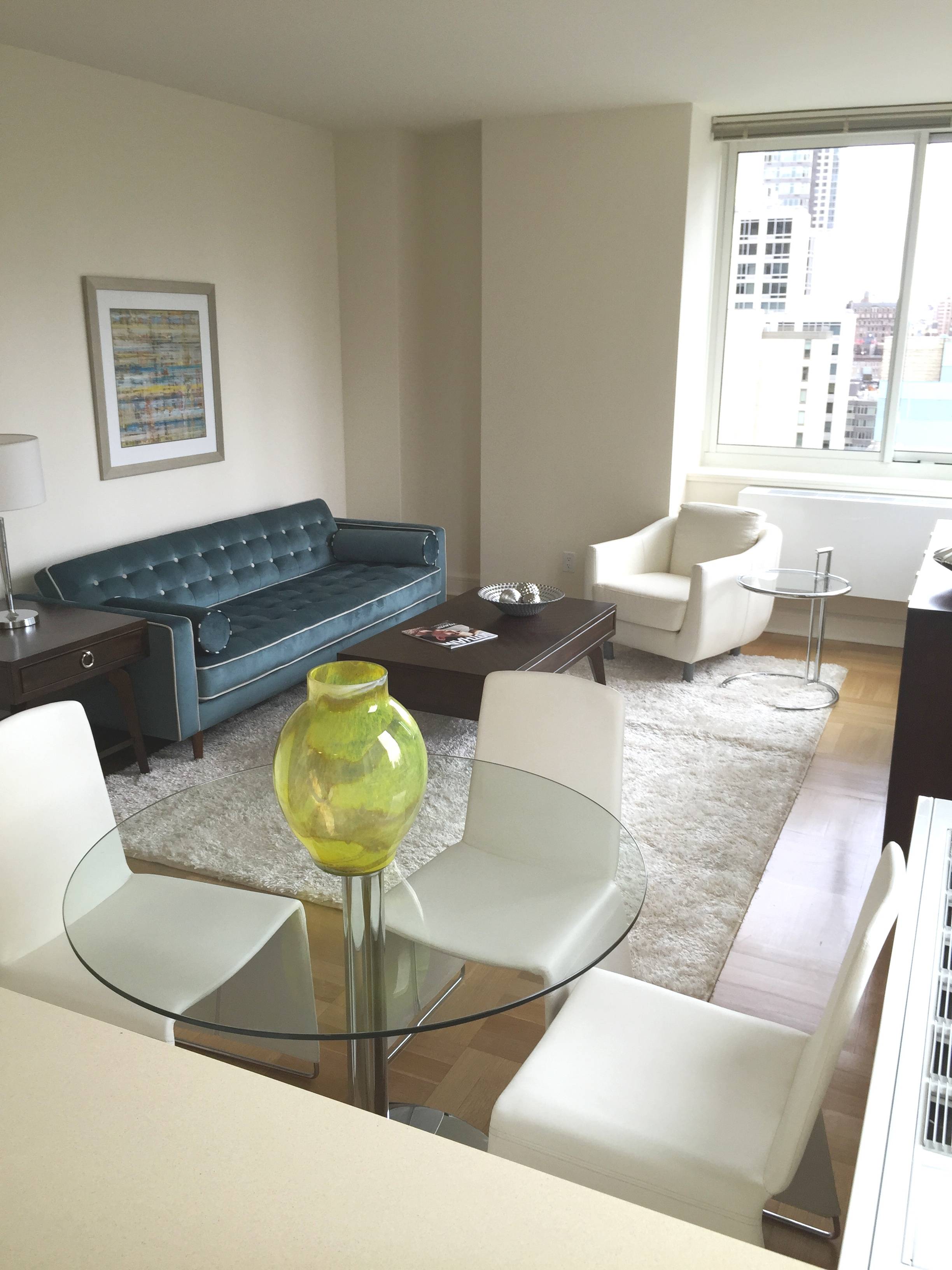 Upper West Side Two Bedroom Apartment for Rent - No Fee Luxury Building - Pool - Waterviews!