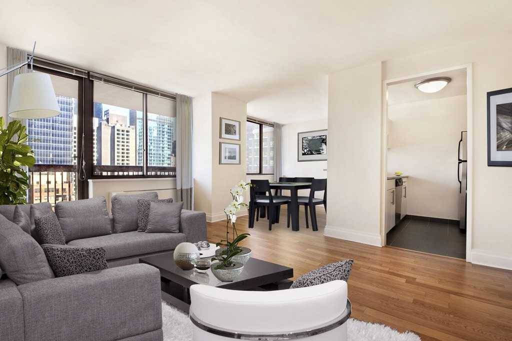 One Month Free!  2 Bed/2Bath Apartment - Luxury, Full Service Building In Midtown West