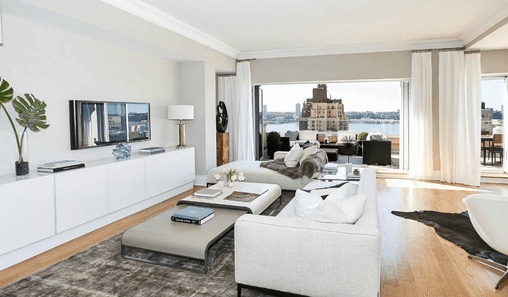 Upper West Side Penthouse 4 Bedrooms + 4.5 Baths- Private Terrace*2 Balconies-Fireplace and more.