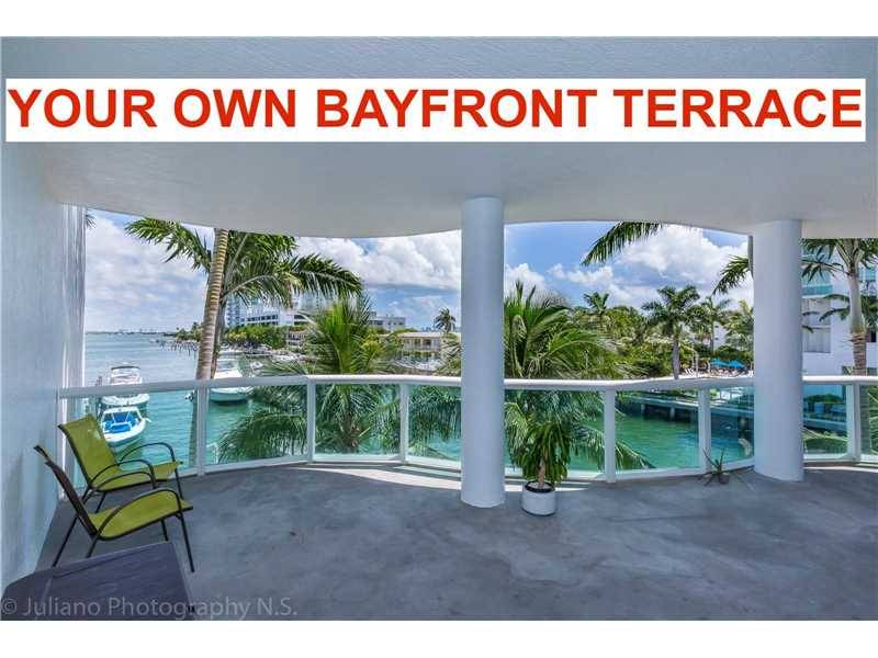 Your own Bayfront terrace at the luxurious 360 Condominium