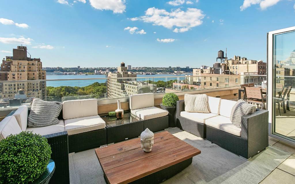 PRIVATE PENHOUSE DUPLEX WITH MULTIPLE TERRACES AND RIVER VIEWS UPPER WEST SIDE