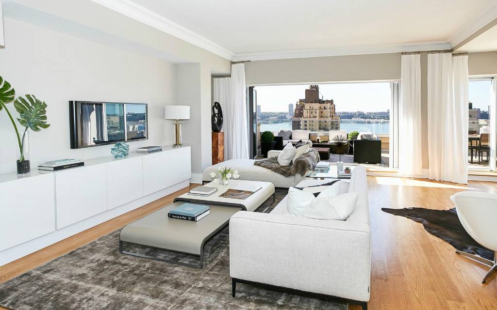 Spectacular Upper West Side Triplex Penthouse 4 Bed 4.5 Bath W/ Outdoor Space and Views of the Hudson!