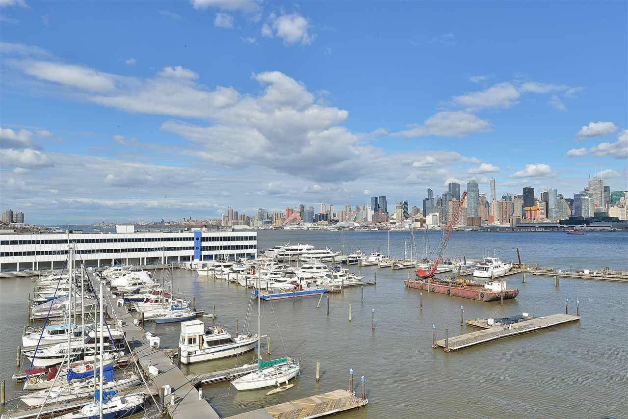 Completely renovated waterfront condo with spectacular views of New York City and the Hudson River
