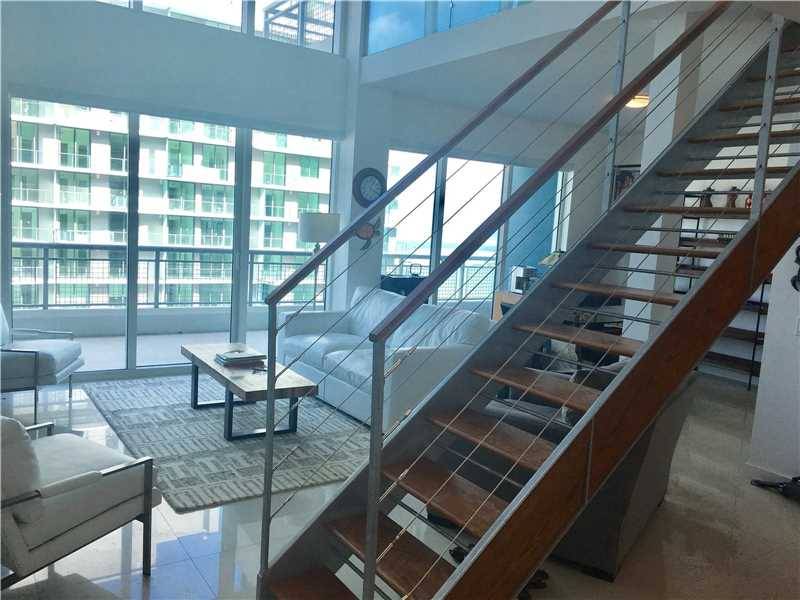 Spectacular and Highly sought after 2BED/3BATH LOFT with Direct East Bay views of the Water with Panoramic views of the Miami Skyline from every room