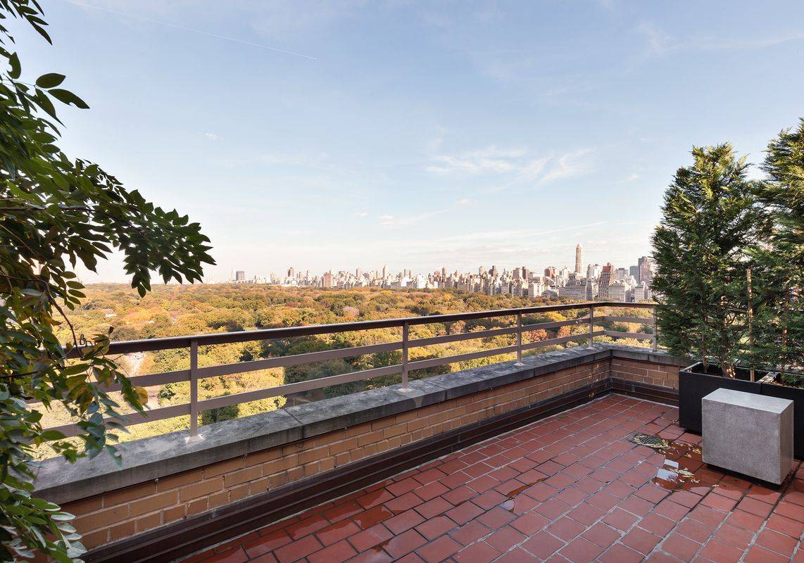 Massive Wrap Terraces with Direct Central Park Views Spectacular and Rare Penthouse-like Corner 3 Bedroom  on Central Park South w Amenities &  White Glove Service