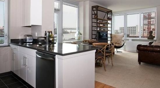 Splendid Long Island City 2 Bedroom Apartment with 2 Baths featuring a Rooftop Deck and River Views