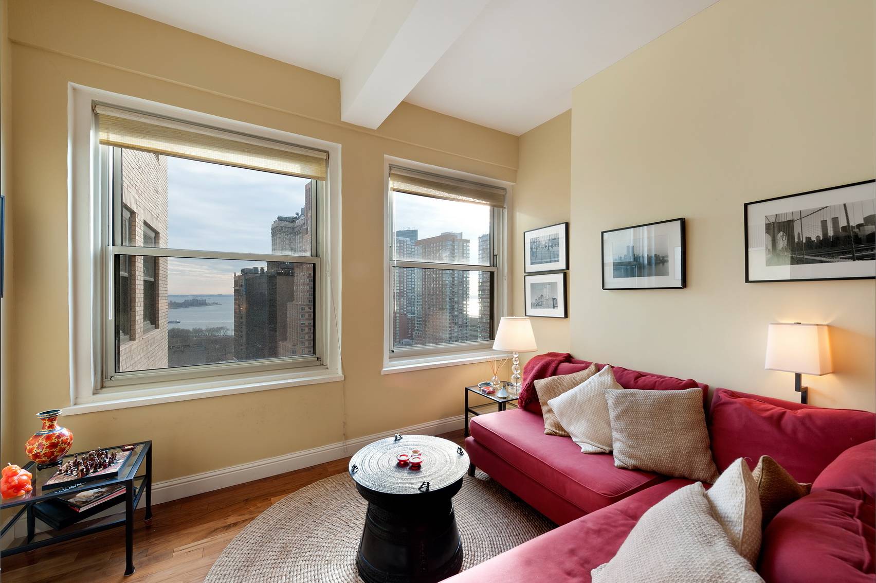 NO FEE!  South Facing Studio at Greenwich Club Residences with Water Views
