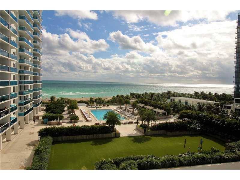 Direct ocean views from this large studio with balcony in a four star luxurious full service oceanfront building on 600 ft of beach in SOBE