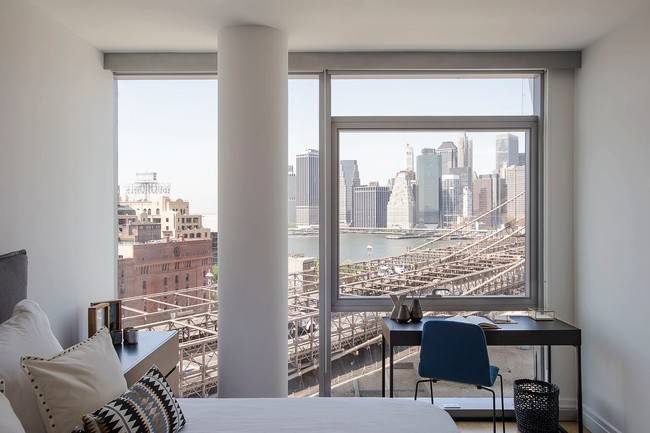 NEWEST LUXURY 1BR IN DUMBO!! SPACIOUS w/ W/D, FLOOR TO CEILING WINDOWS, ROOF DECK, GYM & MORE - 2 MONTHS FREE & NO FEE