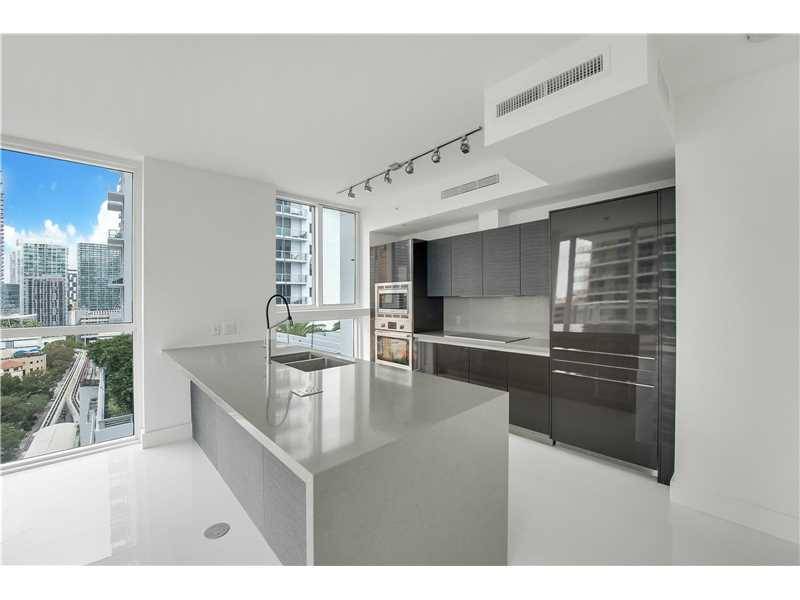 Beautifully finished 31st Floor 2bed/2Bath Corner Unit in The Bond Brickell Split Plan with floor to ceiling glass