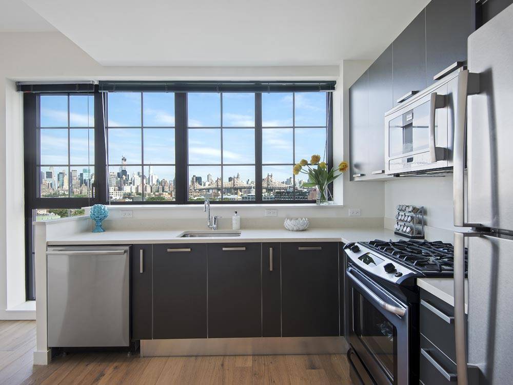 No Broker Fee + 1 Month Free Rent!!!  Limited Time Only!!!   Lovely Long Island City 1 Bedroom Apartment with 1 Bath featuring a Rooftop Deck and Fitness Facility