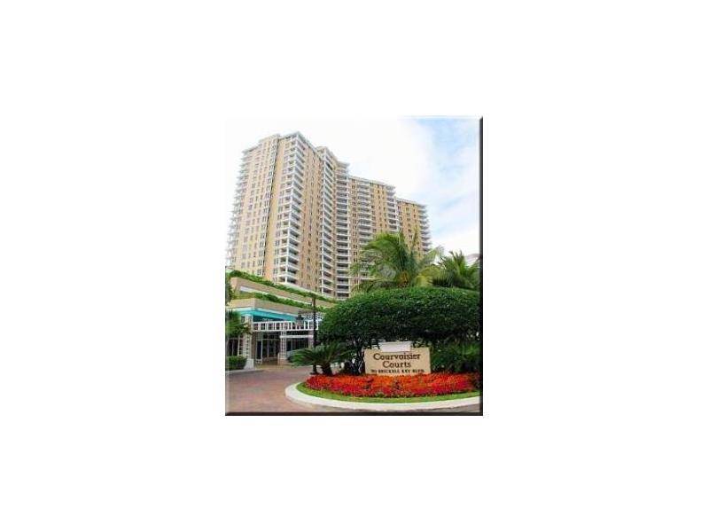 Spectacular unit at Brickell Key - COURVOISIER COURTS 2 BR Condo Key Biscayne Miami