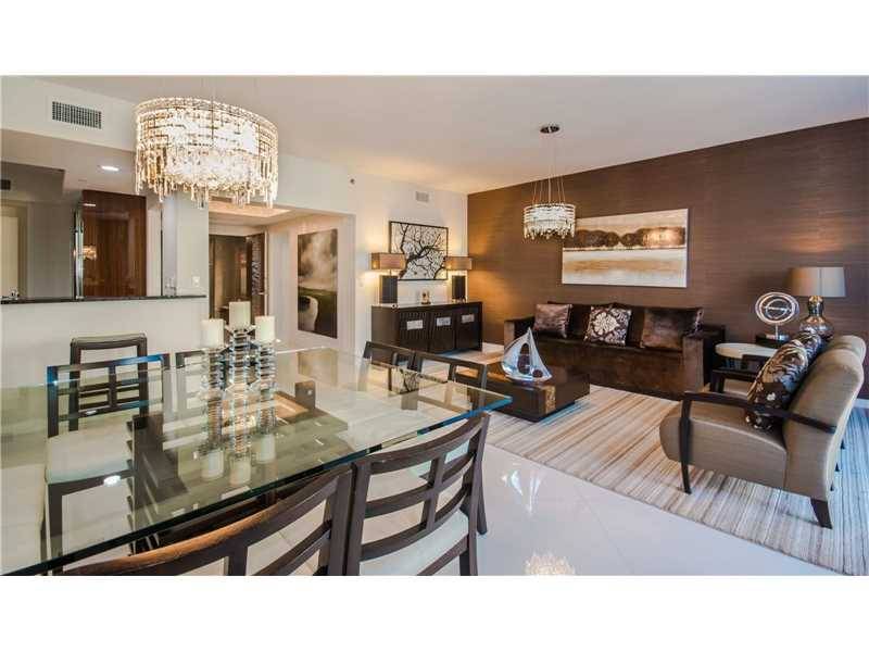 Desirable corner unit in the prestigious Trump Hollywood totaling over 2