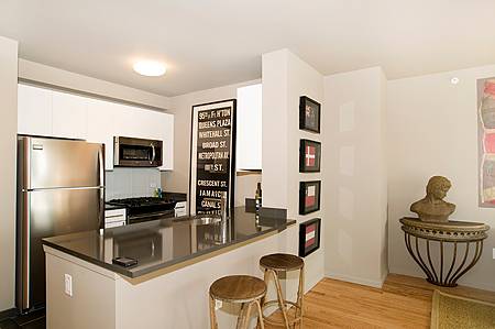 Modern Long Island City 1 Bedroom Apartment with 1 Bath featuring a Gym and Garage