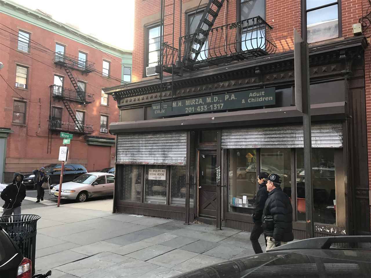 Rare opportunity to lease a commercial store front in downtown Jersey City