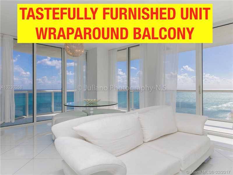 ENJOY LUXURY STYLE LIVING WITH THIS BEAUTIFUL FULLY FURNISHED BEACHFRONT CONDO LOCATED IN ONE OF THE TALLEST BUILDINGS ON MIAMI BEACH