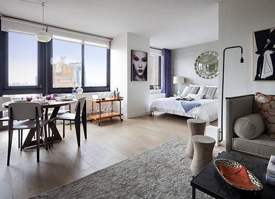 Convertible 2 Bed in Luxury TriBeCa Apartment