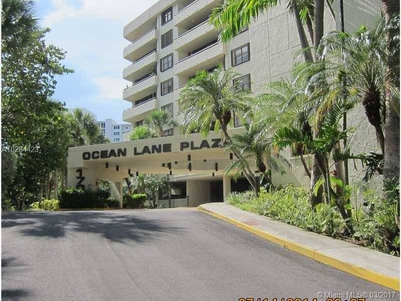 Steps from the beach - OCEAN LANE PLAZA 2 BR Condo Key Biscayne Miami
