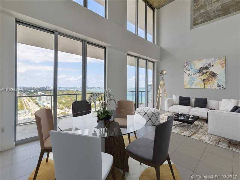 Overlooking the Design District & Biscayne Bay - Two Midtown Miami 2 BR Condo Miami