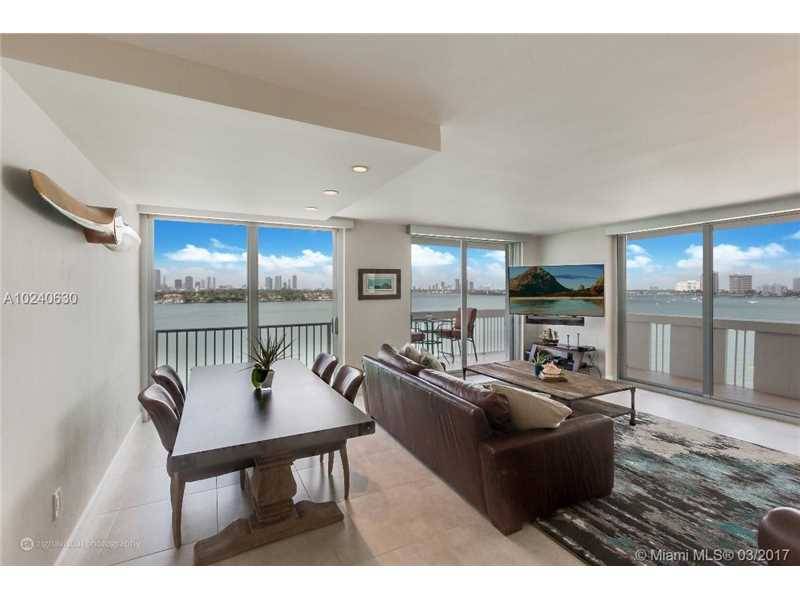 Incredible direct bay view from this corner 2/2 with a wrap-around balcony