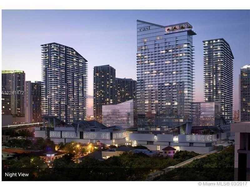 Spacious 2 Bed/2Bath condo in trendy Reach at Brickell City Center- featuring marble floors throughout