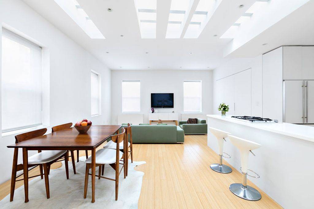 Luminous West Village Convertible 2 Bedroom Duplex Penthouse Apartment with 2.5 Baths featuring Multiple Skylights