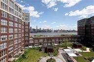 Enjoy this meticulously kept 1 Br with balcony at Hoboken's premier luxury complex