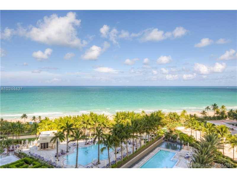 Beautiful flow through unit with unobstructed ocean views at the luxurious St Regis Bal Harbour