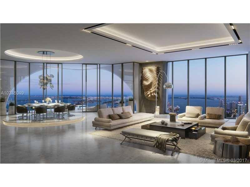 One Thousand Museum by Zaha Hadid - One Thousand Museum 5 BR Condo Brickell Florida