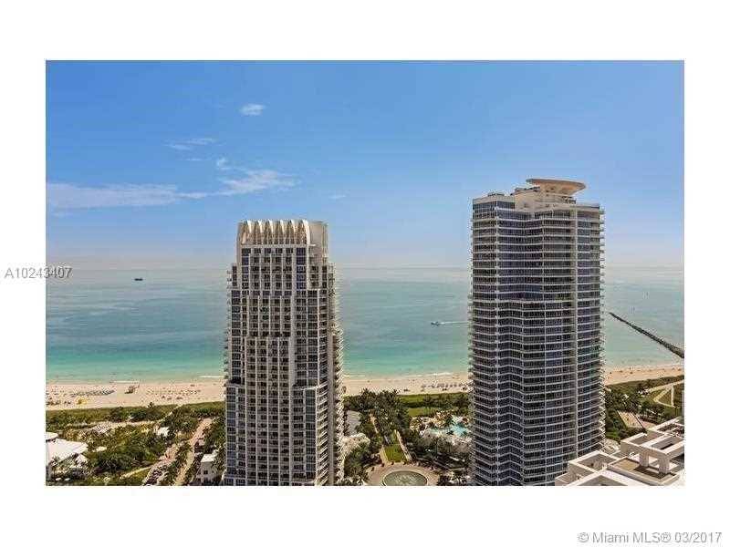 Most desirable 2 bedroom line in Portofino Tower with views of the Miami Skyline and Ocean