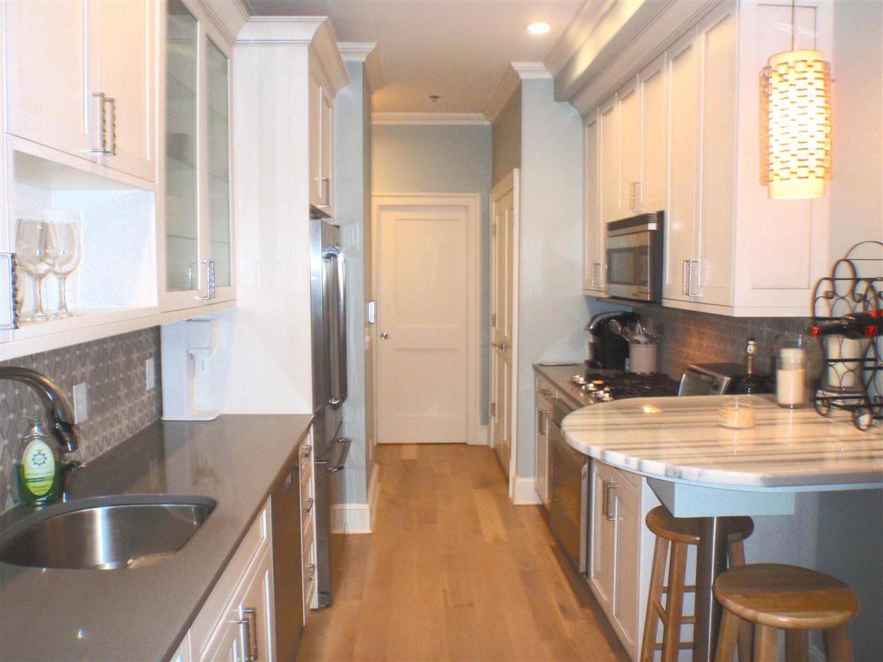 Move into this tastefully designed Jefferson Street two bedroom condo rental