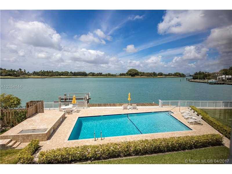 Expansive wide-water views of Indian Creek Lake - 9300 Bay Harbor Dr W 3 BR Condo Bal Harbour Miami