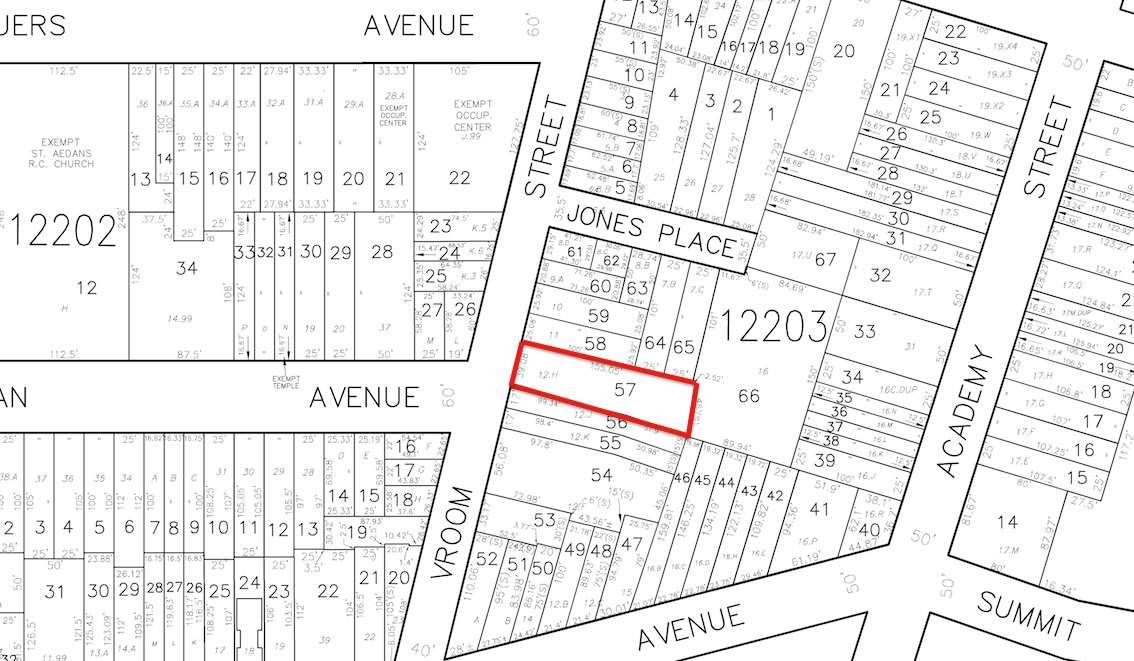 Lot located in the desirable Journal Square 2060 Redevelopment plan