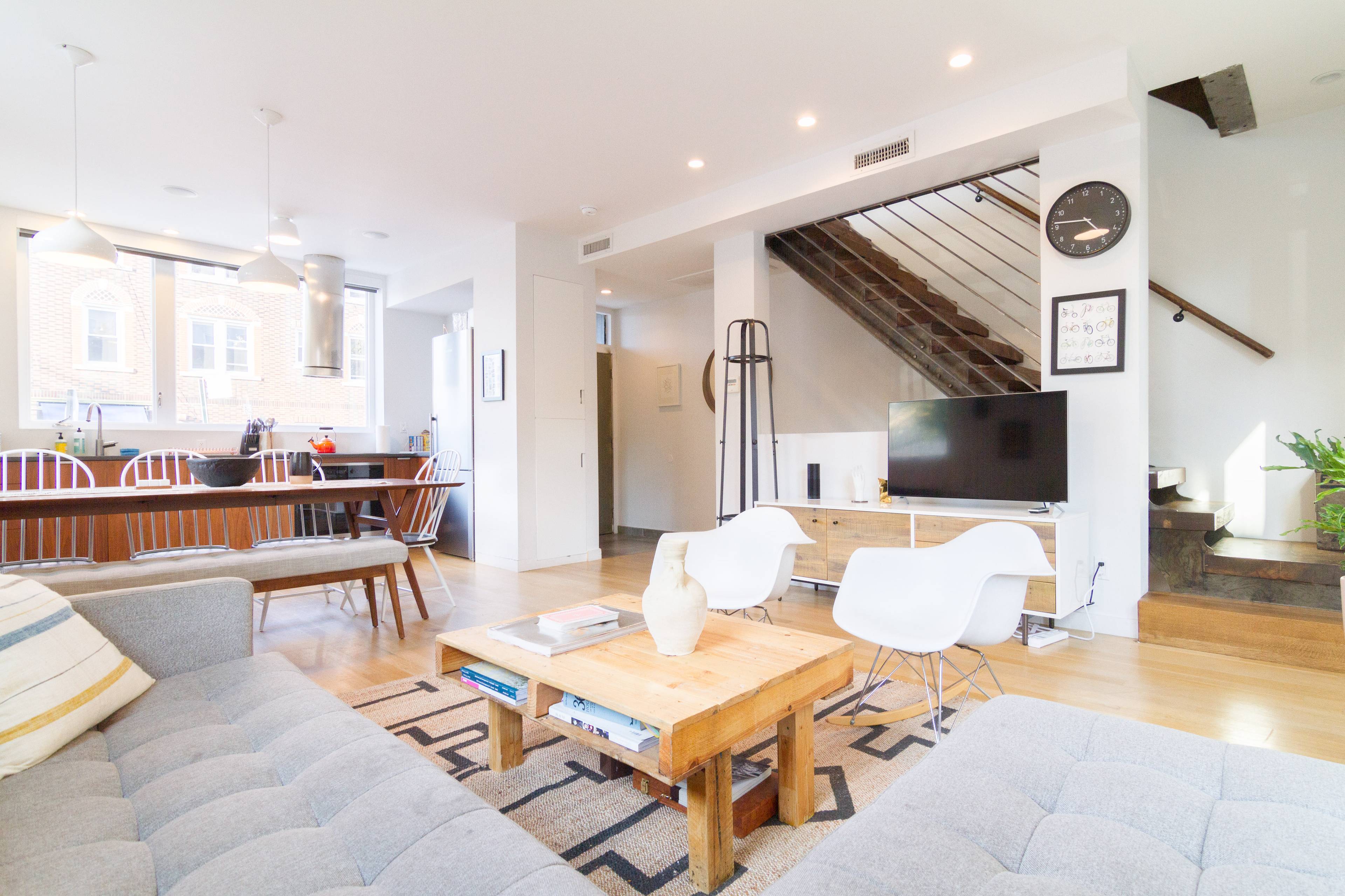 Amazing, Well-lit, Corner Townhouse in Williamsburg, Brooklyn with Private Roof Deck AND Private Backyard
