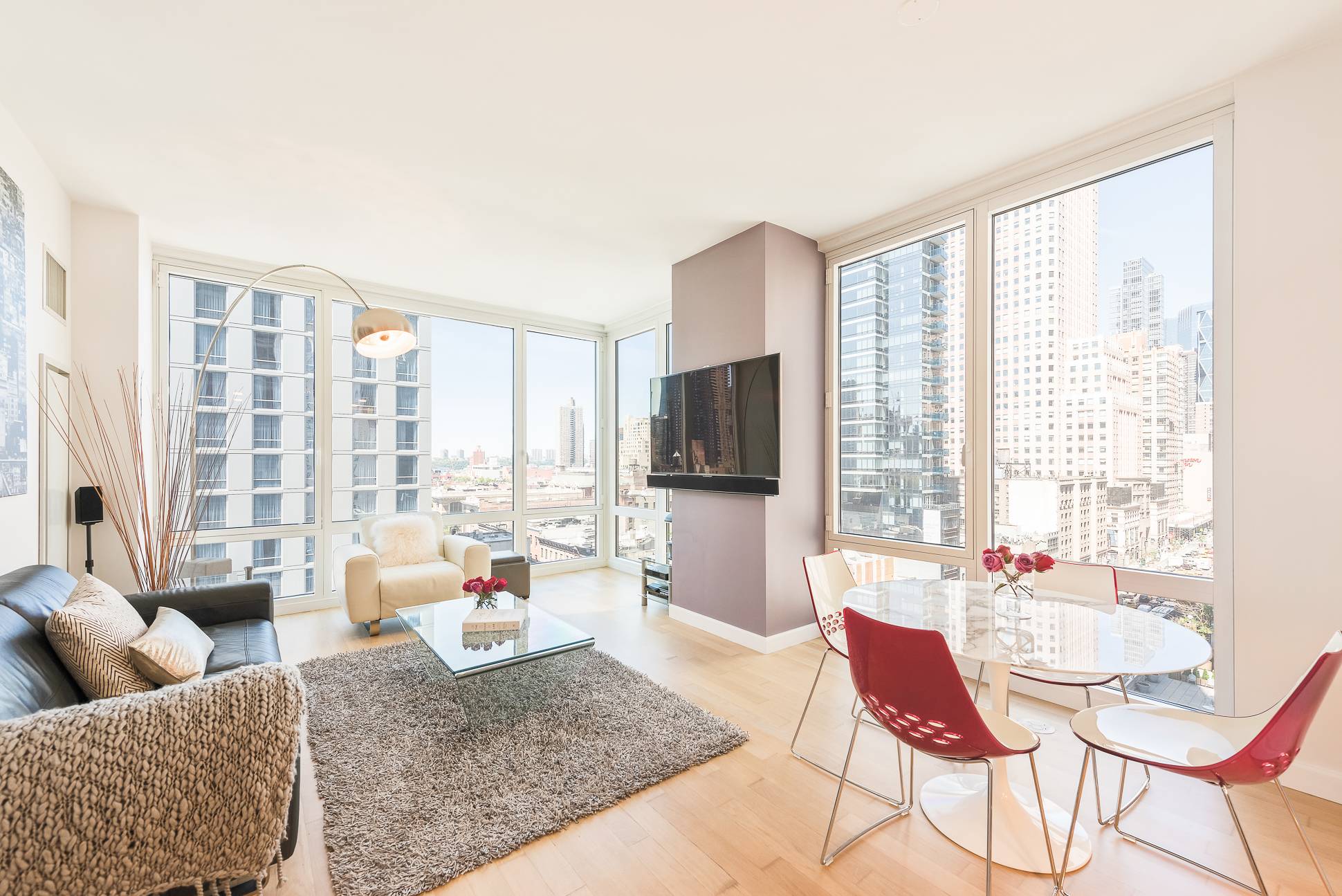 STARCHITECT COSTAS KONDYLIS DESIGNED PLATINUM Condominium at 247 WEST 46th STREET PERFECT NW CORNER ONE BEDROOM coveted SALE OFFERING