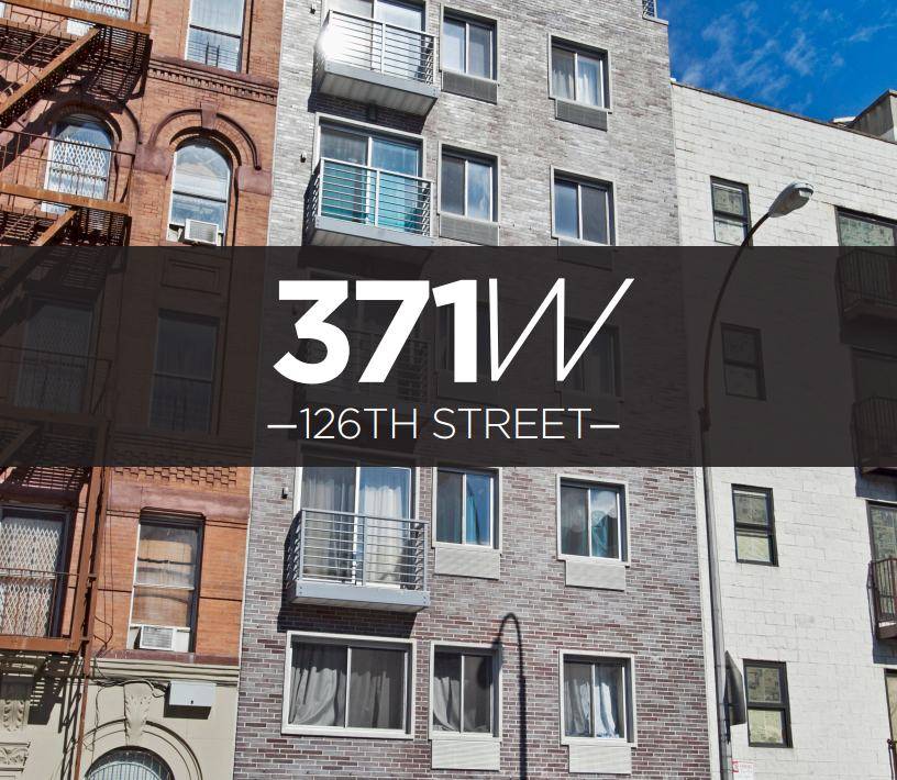 371 West 126th Street ~1 Bedroom ~ North Facing