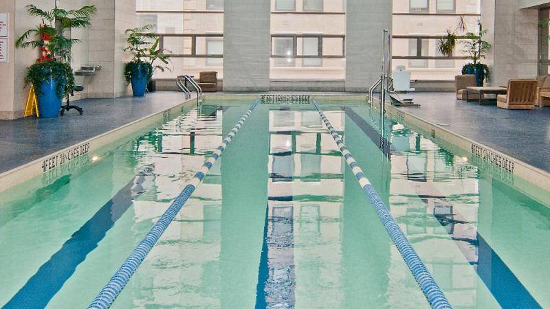 Spend your summer by the pool in this full service building + 1 month FREE