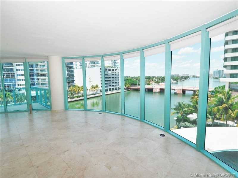 Stunning 180-degree intercostal and city views from this spacious 2/2