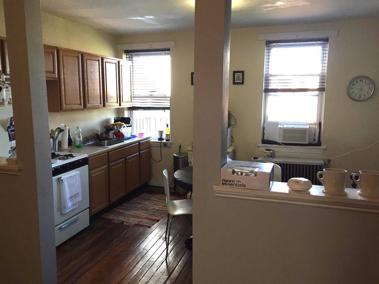 Downtown Hoboken large 2 bedroom-1 bath plus den on 1st and willow