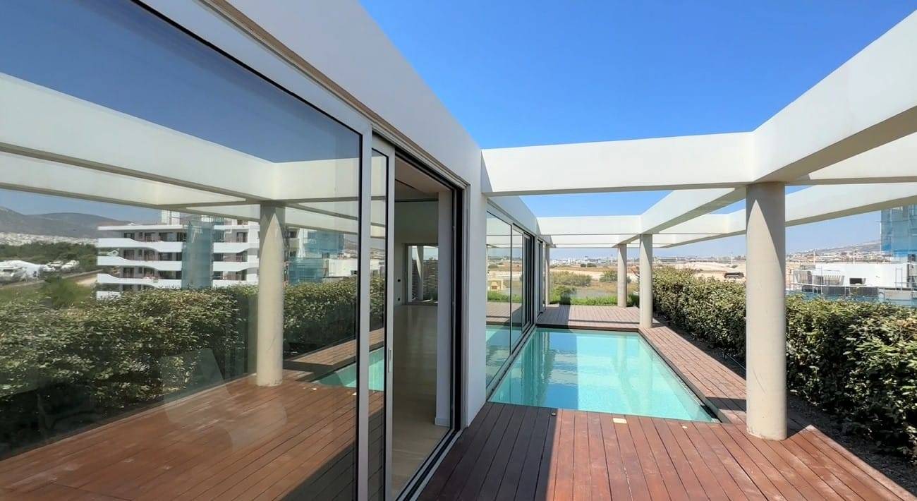 Amazing Newly Built, Modern 2 Level Penthouse Maisonette 246sqm with swimming Pool in Glyfada