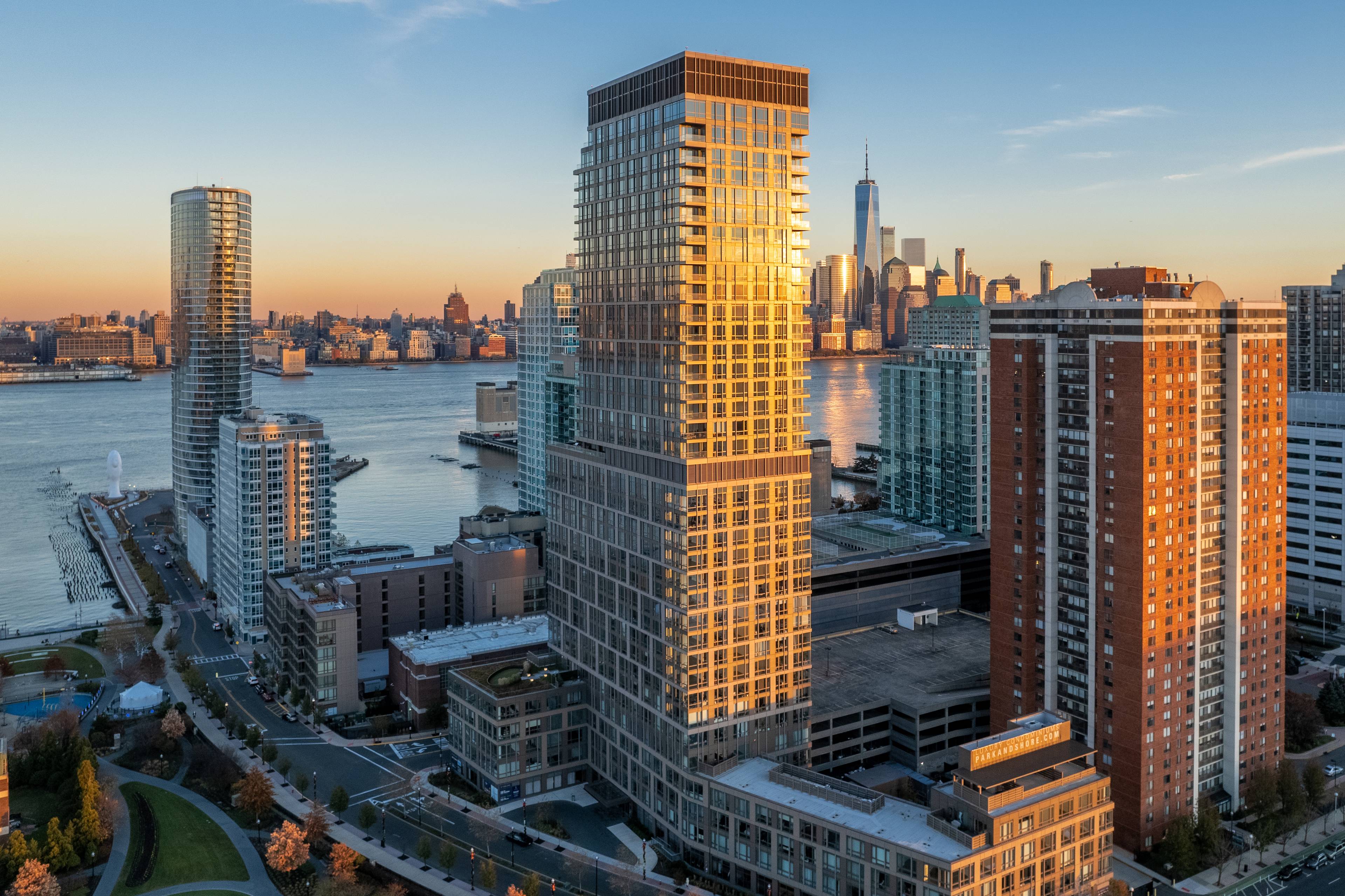 New Construction Downtown Jersey City Waterfront :  2 Bed | 2 Bath with water view