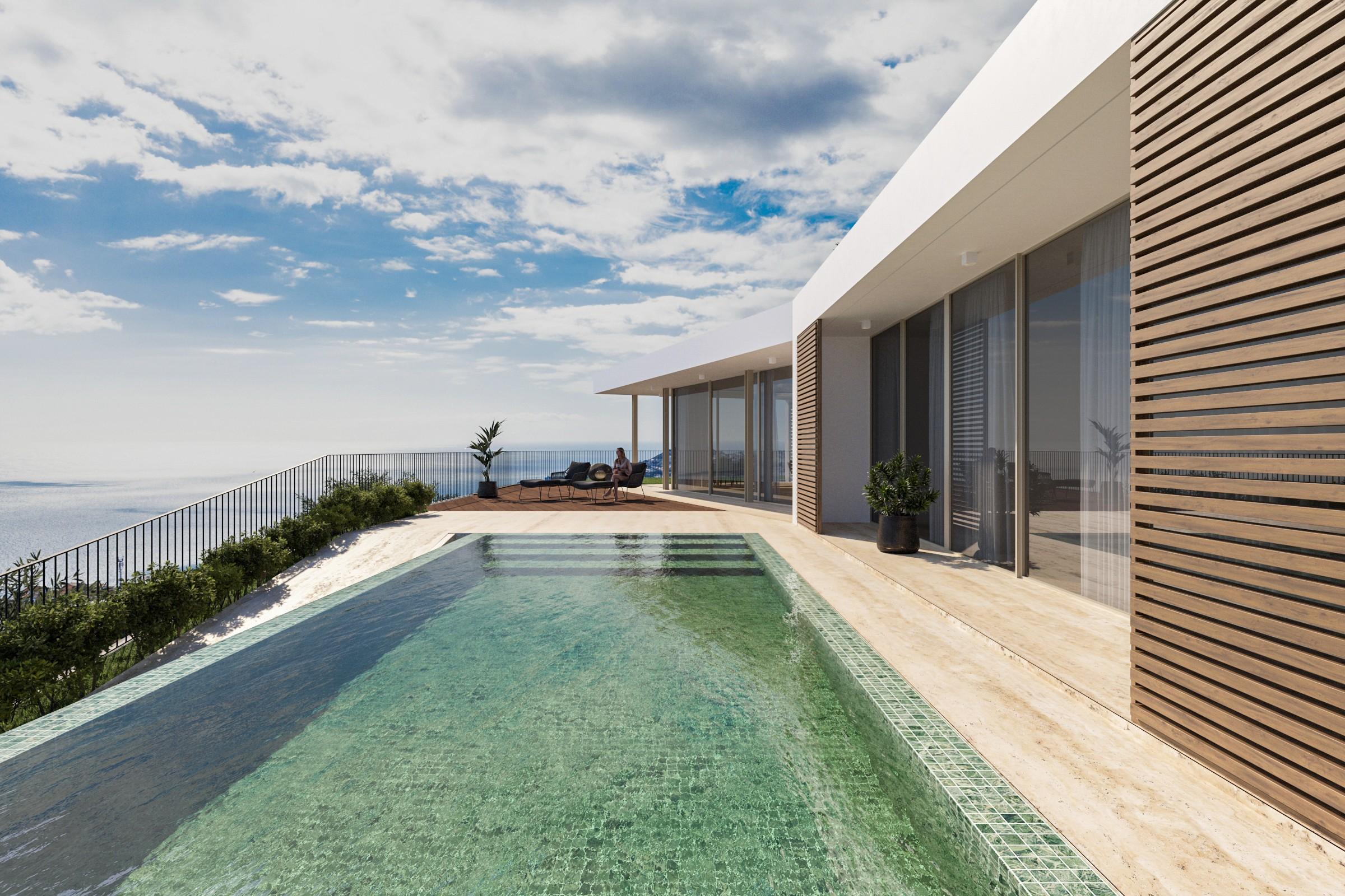4 bedroom Villa, Ocean views, private pool, terrace, porch, Funchal, Madeira