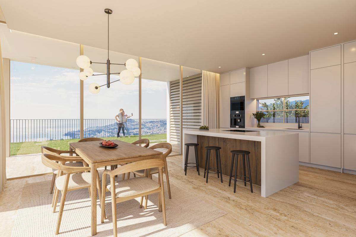 4 bedroom Villa, dining room, ocean views, private pool, terrace, porch, Madeira