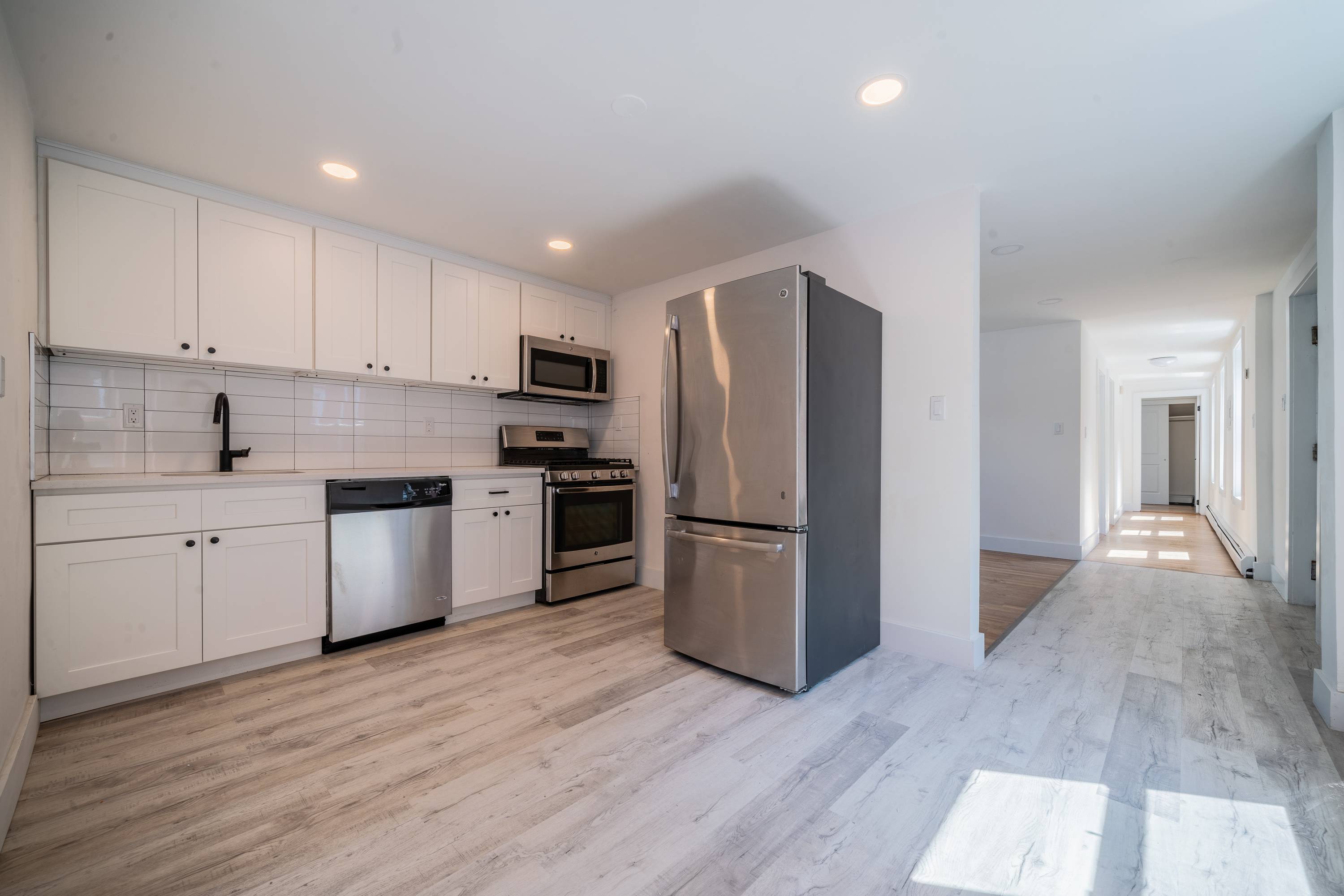 Stunning and Brand New and Renovated 3 Bedroom 1 Bath Apartment in Hoboken, NJ.  Brand New Stainless Steel Appliances