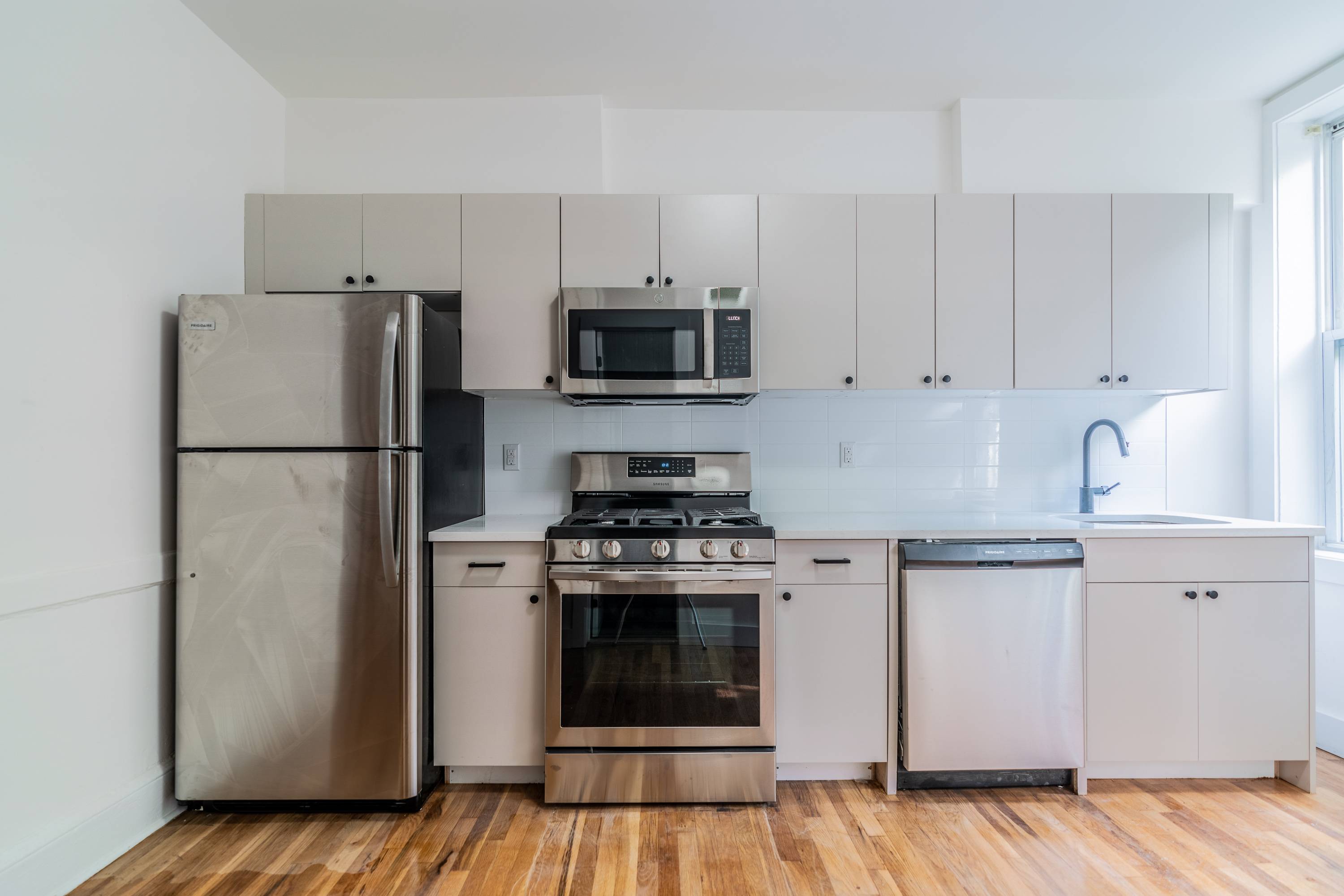 Stunning 1 Bedroom Renovated Apartment in Downtown Hoboken, NJ .  Laundry on site, Storage Available! All New Stainless Steel Appliances!  1 Month Security and No Broker Fees!