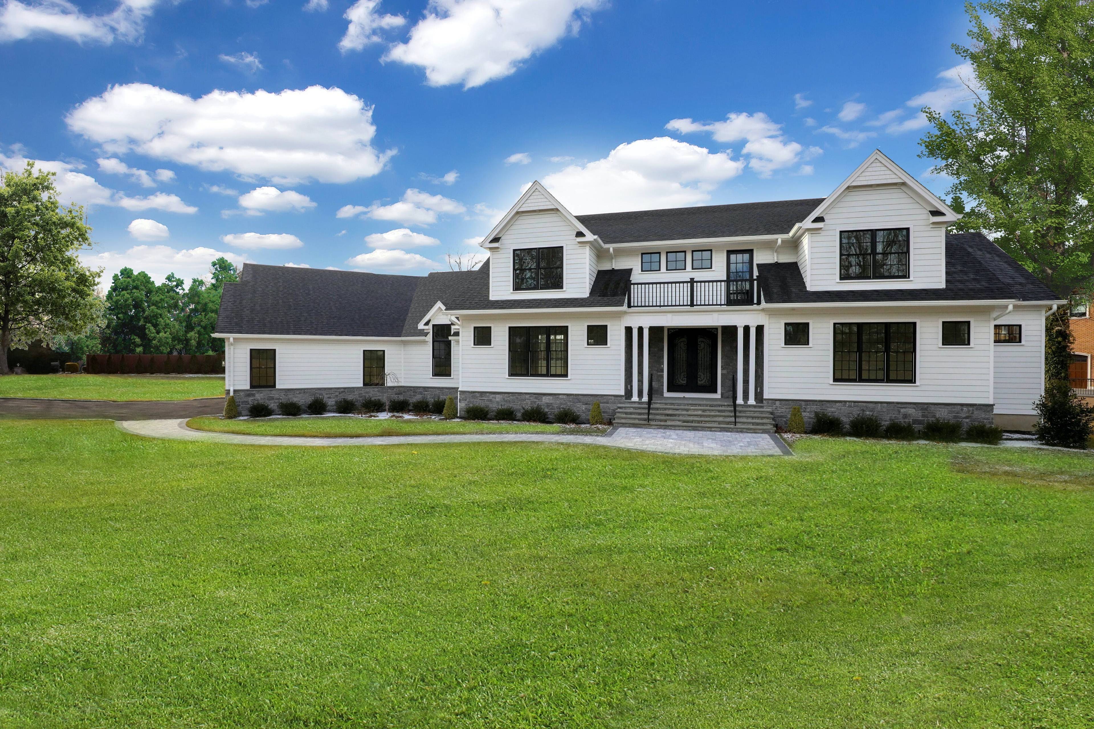 Hampton's Style custom-built Modern Farmhouse in Dix Hills