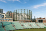 Historic photograph of Oval Gasholder No.1, installed 1847, the world's largest gasholder at the time, now home to The Halo penthouses