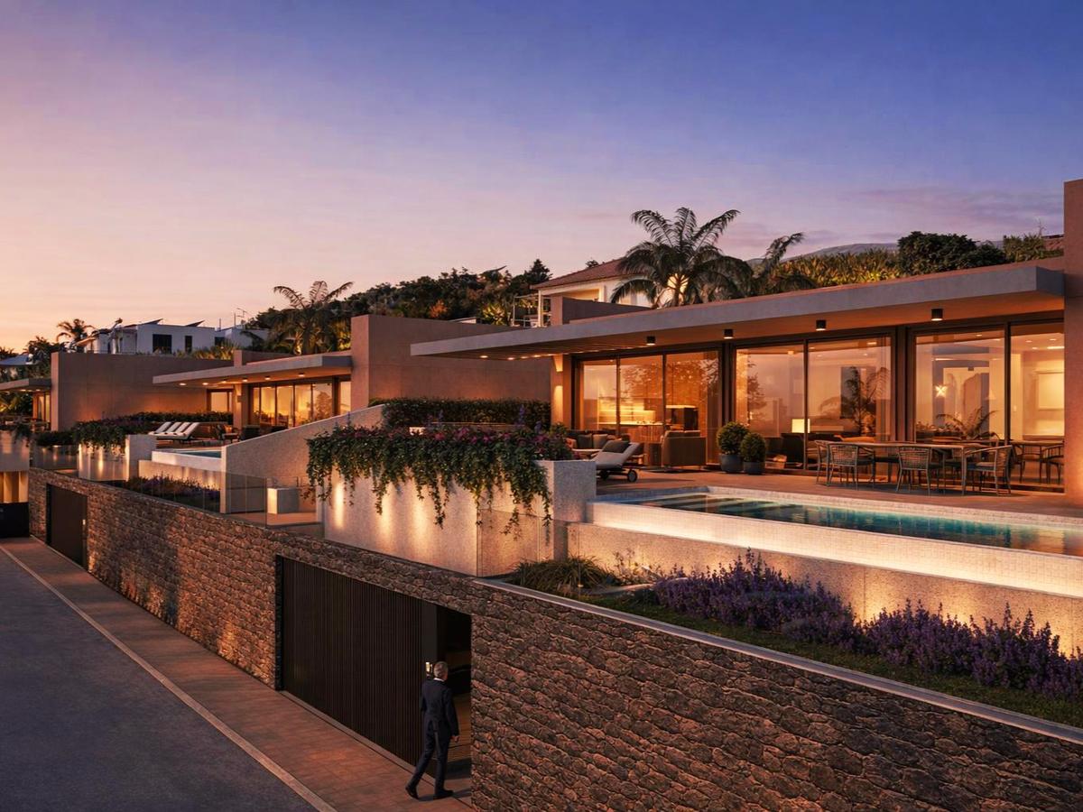 Villas facade